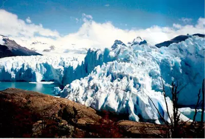 El hielo sobre la Península de Magallanes (1995)