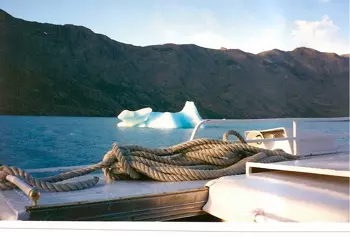 Un témpano (iceberg) del glaciar Upsala